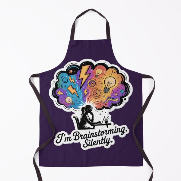 Item preview, I’m Brainstorming. Silently. – Creative Mind Explosion Illustration designed and sold by WatchesAndMore.