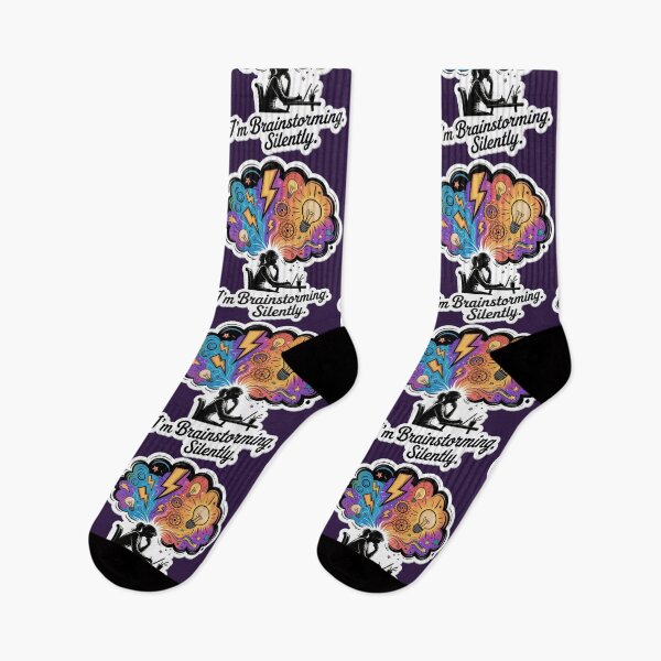 Item preview, I’m Brainstorming. Silently. – Creative Mind Explosion Illustration designed and sold by WatchesAndMore.