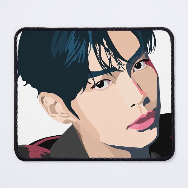 Item preview, Hanbin of Zerobaseone in a stunning vector digital portrait. designed and sold by Aome22.