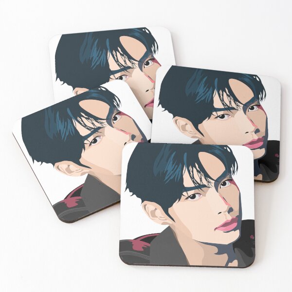 Item preview, Hanbin of Zerobaseone in a stunning vector digital portrait. designed and sold by Aome22.