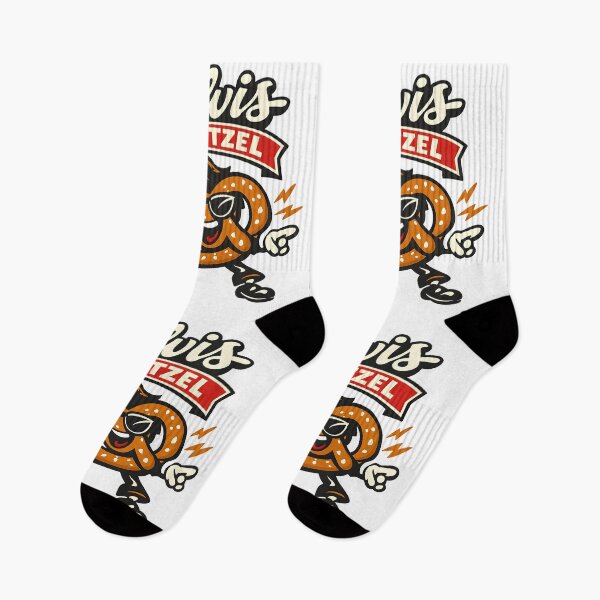 Item preview, Elvis Pretzel – Vintage Retro Rock’n’Roll Mascot designed and sold by Dax Studio.
