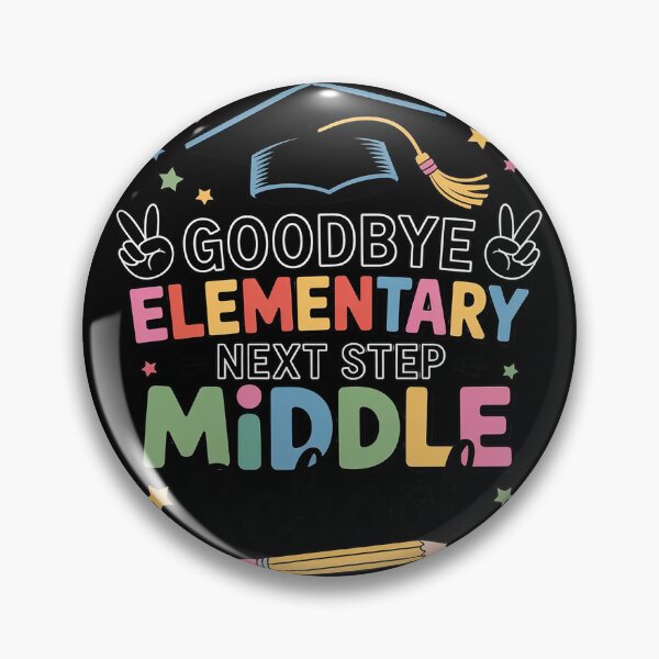Item preview, Goodbye Elementary Next Stop Middle School Groovy Graduation  designed and sold by InspiredFoul.