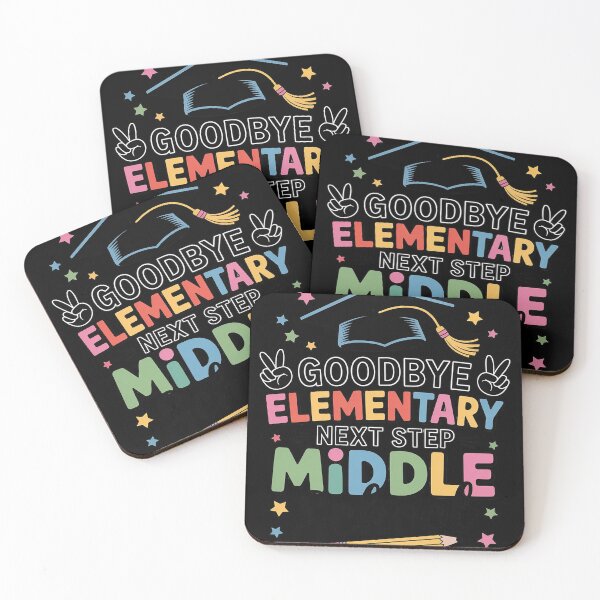 Item preview, Goodbye Elementary Next Stop Middle School Groovy Graduation  designed and sold by InspiredFoul.