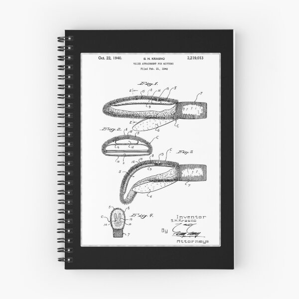 Item preview, Samuel Krasno Mitten Patent. 1940. designed and sold by UltraQuirky.