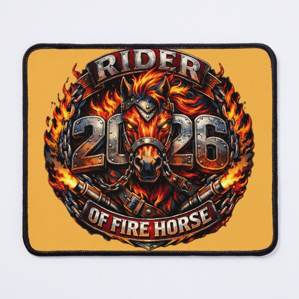 Item preview, Fire Horse Rider – 2026 Horseman Of Time designed and sold by Abeshinobi.