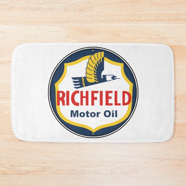 Item preview, Vintage Richfield Motor Oil Porcelain Sign Graphic designed and sold by CharlieDesings.