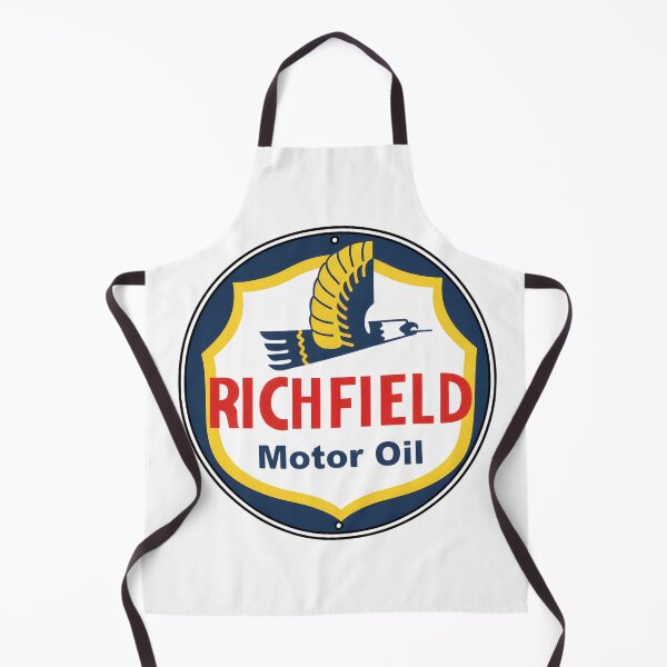 Item preview, Vintage Richfield Motor Oil Porcelain Sign Graphic designed and sold by CharlieDesings.