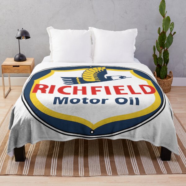 Item preview, Vintage Richfield Motor Oil Porcelain Sign Graphic designed and sold by CharlieDesings.