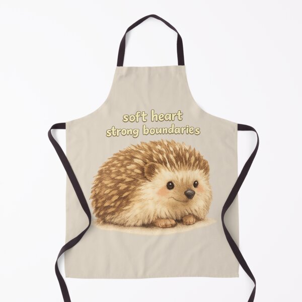 Item preview, Soft Heart Strong Boundaries Hedgehog Illustration designed and sold by ChirpInc.