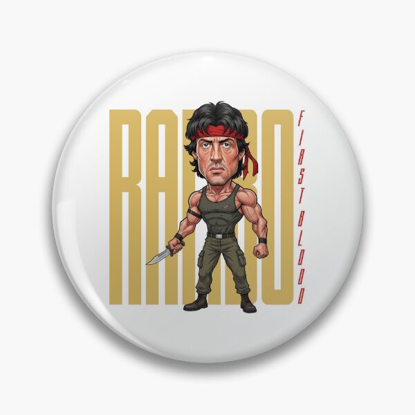 Item preview, Iconic movie hero Rambo Sylvester Stallone designed and sold by vectorlove.