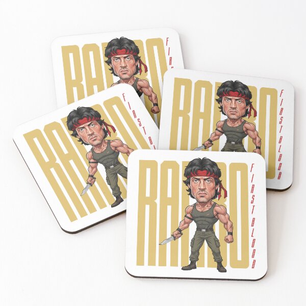 Item preview, Iconic movie hero Rambo Sylvester Stallone designed and sold by vectorlove.