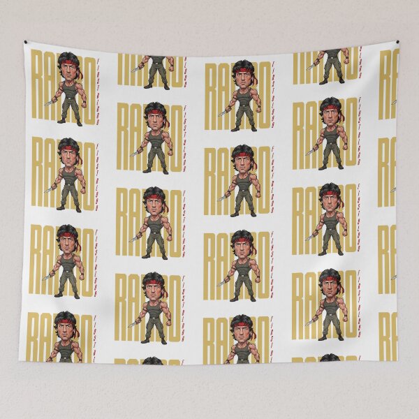 Item preview, Iconic movie hero Rambo Sylvester Stallone designed and sold by vectorlove.