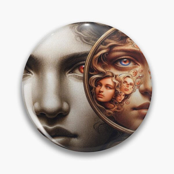 Item preview, Surreal Layers of Identity – Face, Depth & Creative Complexity in Poetic Movement designed and sold by FotoworldEdel.