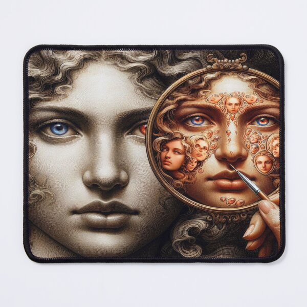 Item preview, Surreal Layers of Identity – Face, Depth & Creative Complexity in Poetic Movement designed and sold by FotoworldEdel.