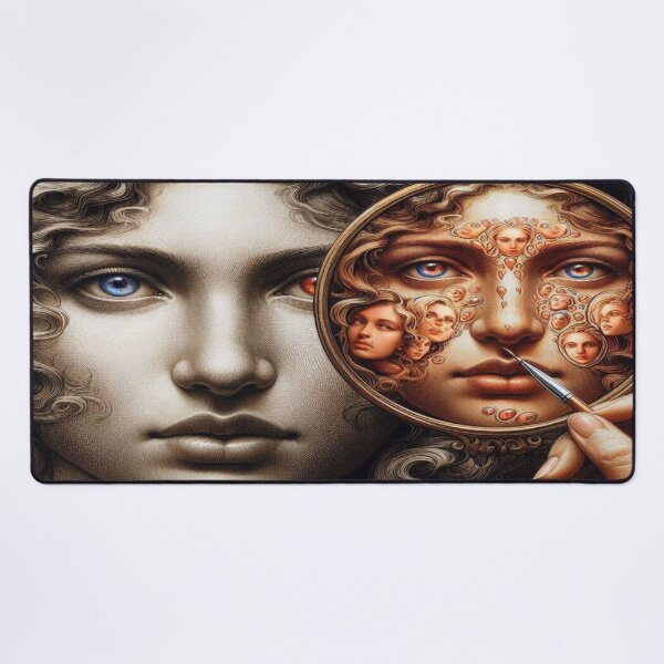Item preview, Surreal Layers of Identity – Face, Depth & Creative Complexity in Poetic Movement designed and sold by FotoworldEdel.