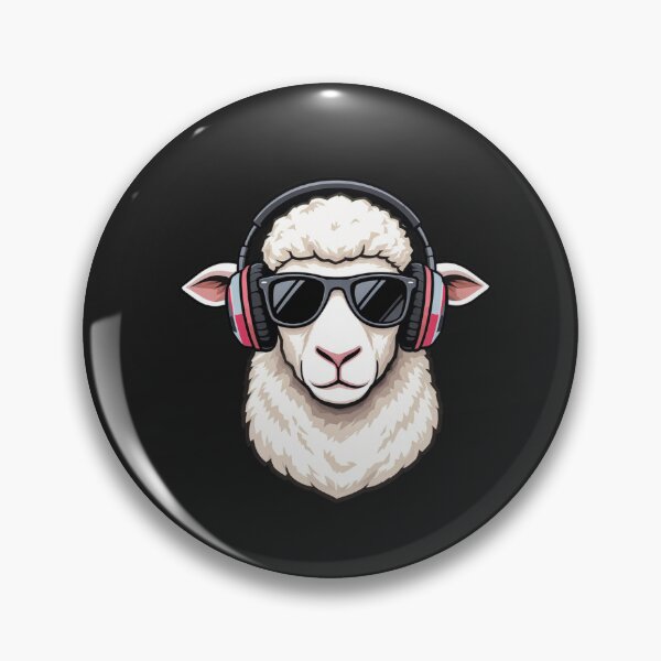 Item preview, Headphones Sheep – Calm Music Lover Minimal designed and sold by ColorSplash123.