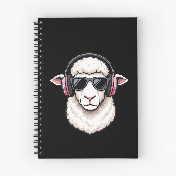 Item preview, Headphones Sheep – Calm Music Lover Minimal designed and sold by ColorSplash123.