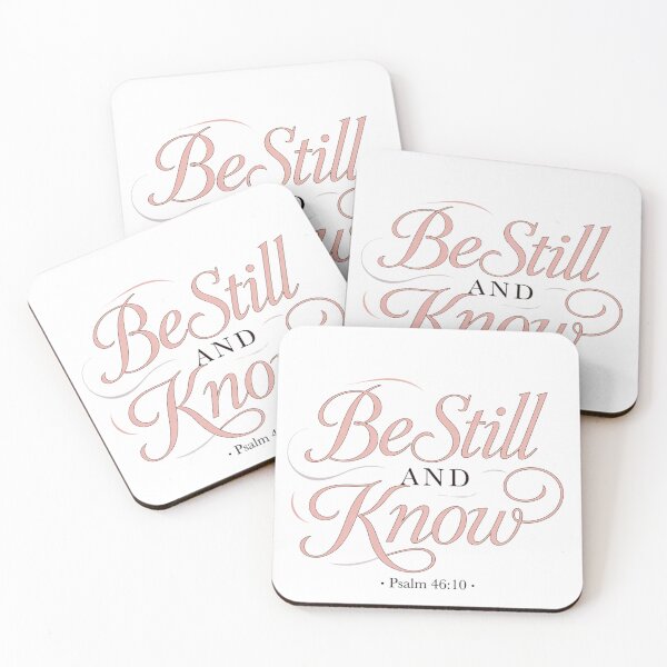 Item preview, Be Still and Know Christian Design, Psalm 46:10 designed and sold by MyTshirtArt.