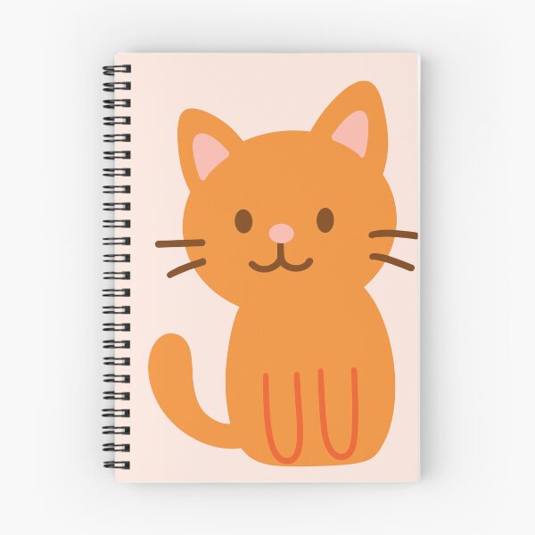 Item preview, Cute Orange Cat Illustration designed and sold by Porpor Artwork.