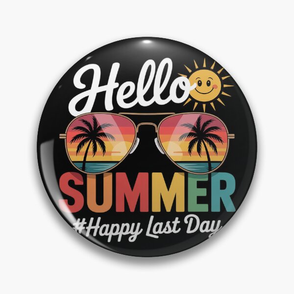 Item preview, Hello Summer Happy Last Day Of School Teacher Student Kids  designed and sold by InspiredFoul.