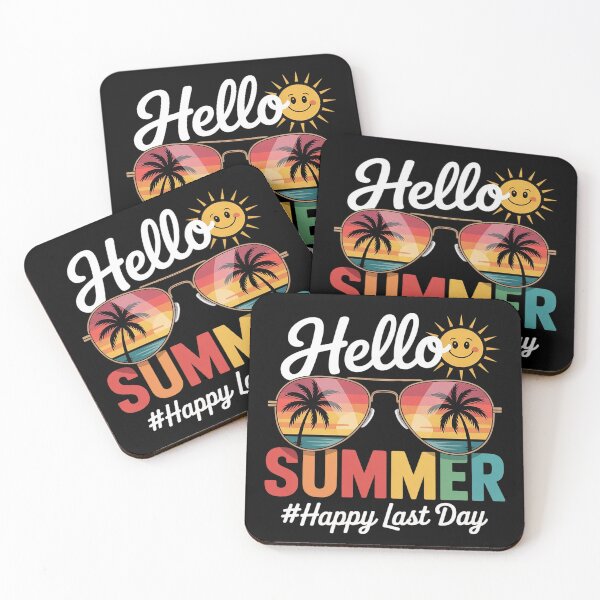 Item preview, Hello Summer Happy Last Day Of School Teacher Student Kids  designed and sold by InspiredFoul.