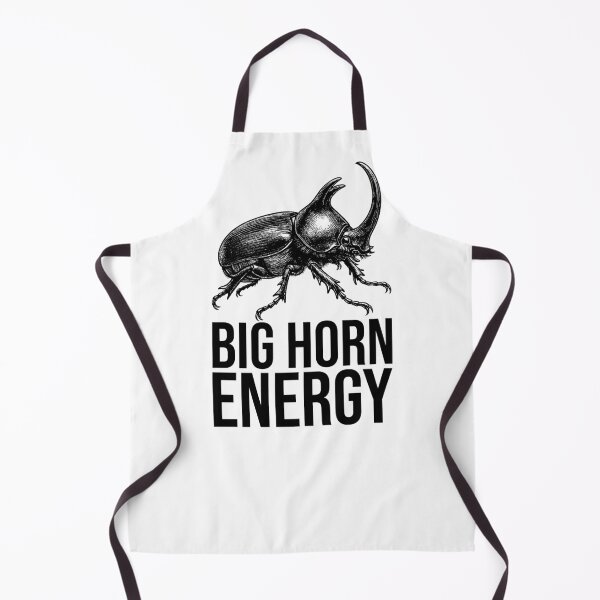 Item preview, Big Horn Energy – Funny Rhinoceros Beetle Design designed and sold by xndrlab.