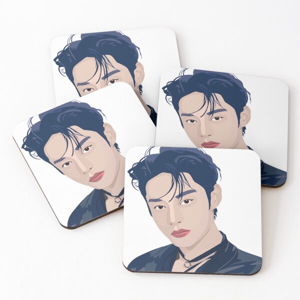 Item preview, Jiwoong of Zerobaseone in a stunning vector digital portrait. designed and sold by Aome22.