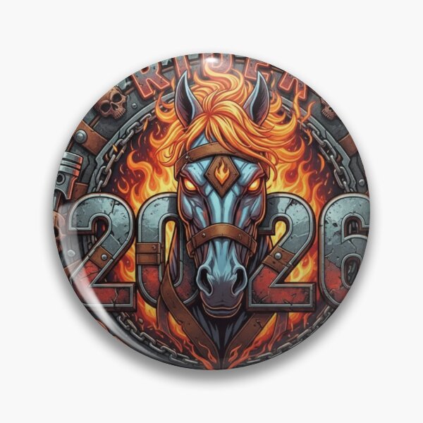 Item preview, Fire Horse Rider – 2026 Horseman Of Time designed and sold by Abeshinobi.