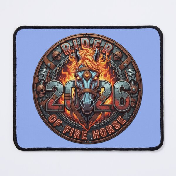 Item preview, Fire Horse Rider – 2026 Horseman Of Time designed and sold by Abeshinobi.