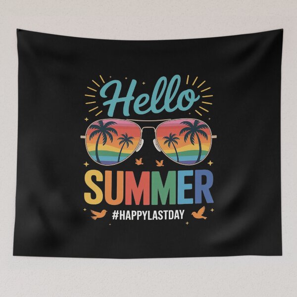 Item preview, Hello Summer Student Happy Last Day of School Teacher  designed and sold by InspiredFoul.