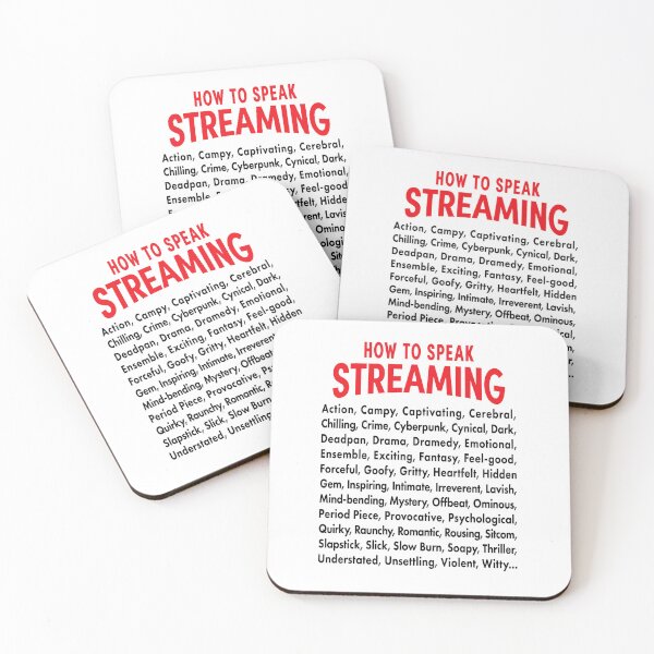 Item preview, Vocabulary of Streaming. designed and sold by UltraQuirky.
