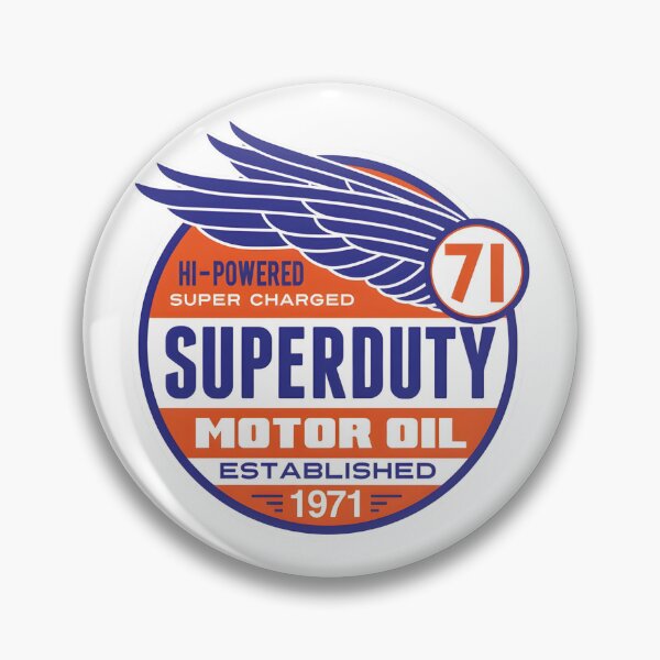 Item preview, Vintage Super Duty Motor Oil Badge Design with Wings designed and sold by CharlieDesings.