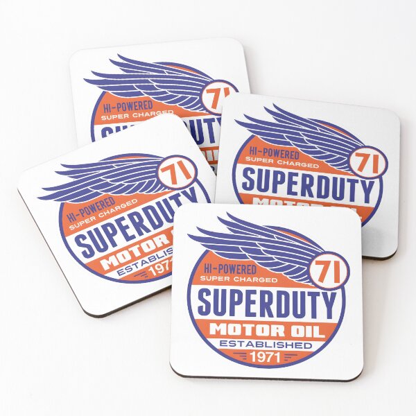 Item preview, Vintage Super Duty Motor Oil Badge Design with Wings designed and sold by CharlieDesings.
