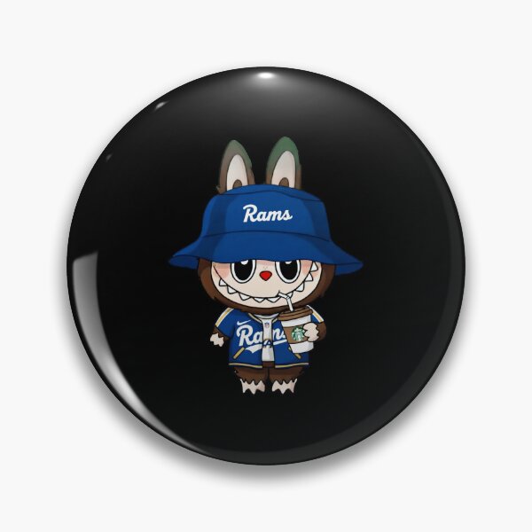 Item preview, Labubu Fan Los Angeles Rams Football  designed and sold by Nogameeee21.