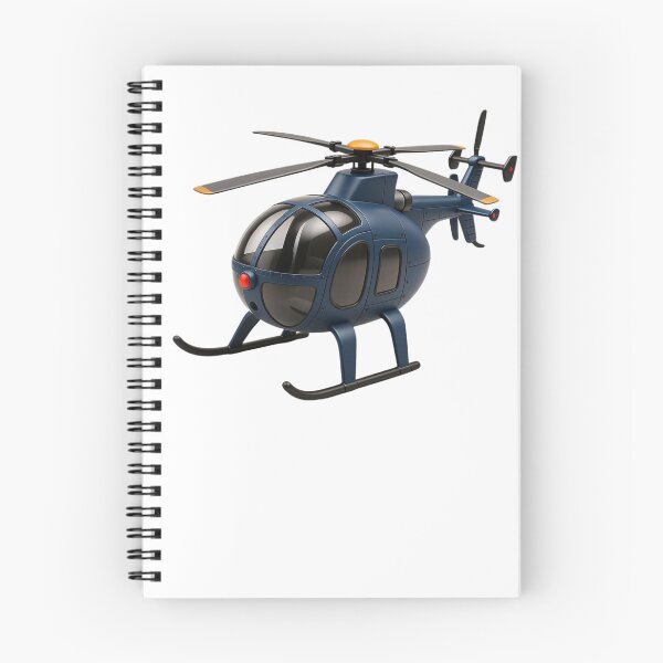 Item preview, MD 500 Grey Anime Cartoon Helicopter designed and sold by IRON WINGS /USAF.