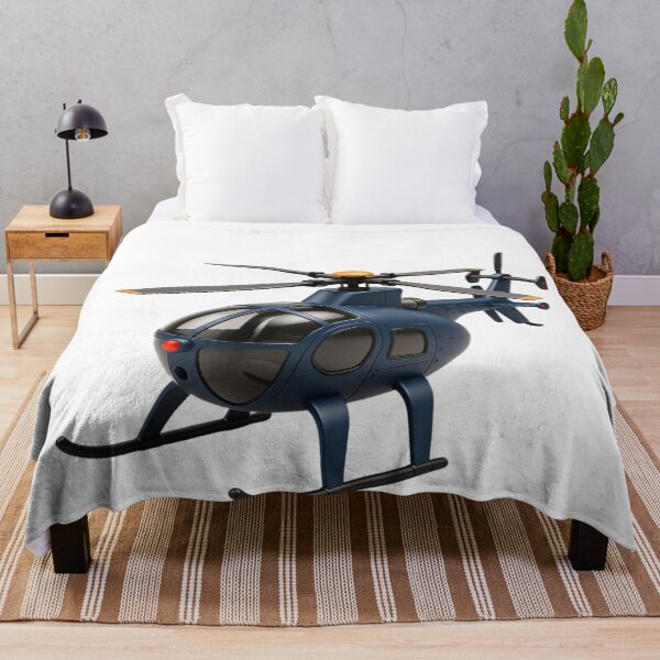 Item preview, MD 500 Grey Anime Cartoon Helicopter designed and sold by Combat Skies.