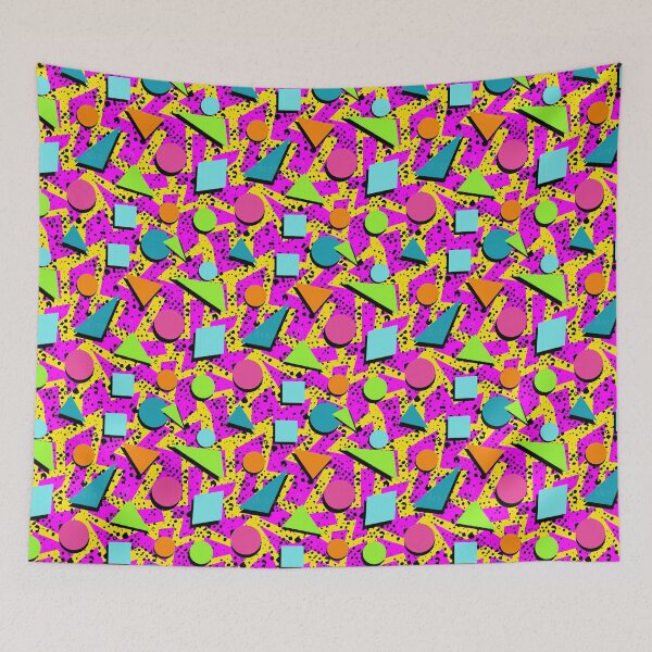 Item preview, Retro Pop Geometry Explosion designed and sold by Noodles Crazy Merch.