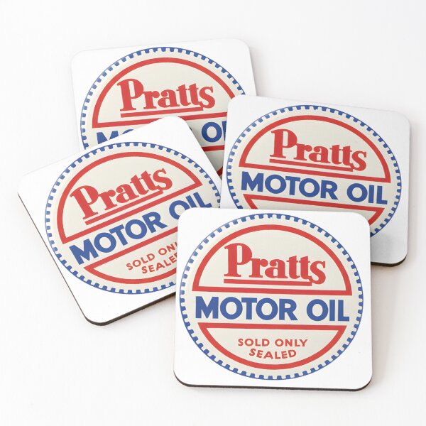 Item preview, Vintage Pratts Motor Oil Circular Enamel Sign designed and sold by CharlieDesings.
