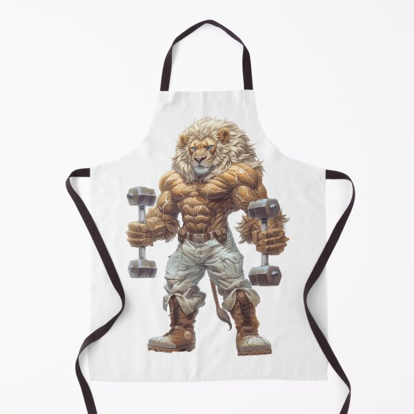 Item preview, King of the jungle - Lion Design - Dumbbells Curl designed and sold by Primal Pump Co LTD.