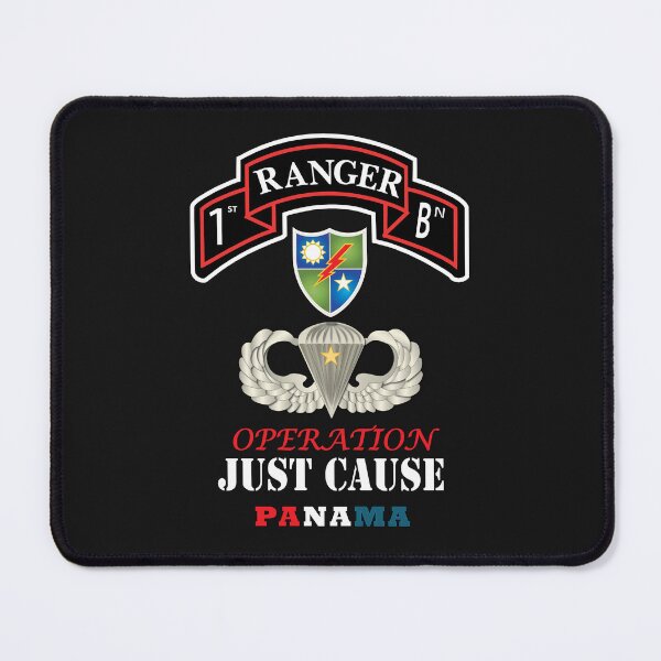 Item preview, Army - 1st Rgr Bn with DUI - Basic Airborne w Combat Jump Star w Opn Just Cause Txt X 300 designed and sold by Military Insignia Products.