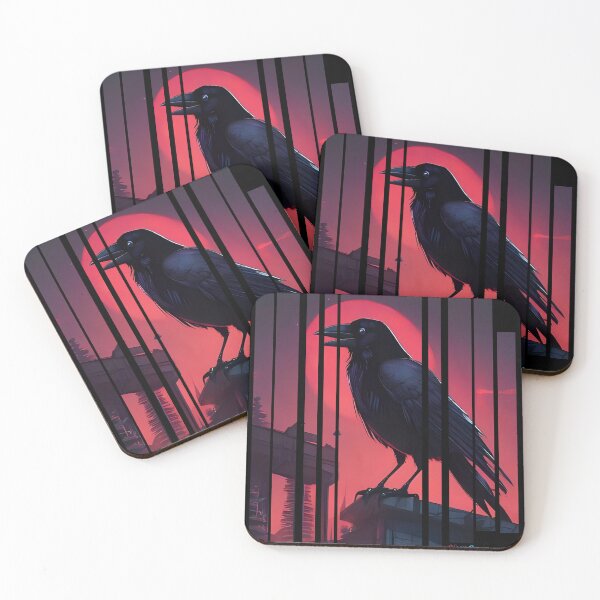 Item preview, Black Crow Hunts At Dark Sunset 3 designed and sold by Neon G.