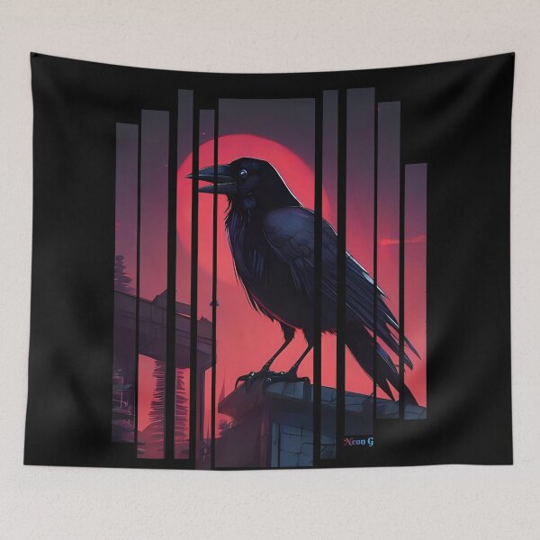 Item preview, Black Crow Hunts At Dark Sunset 3 designed and sold by Neon G.