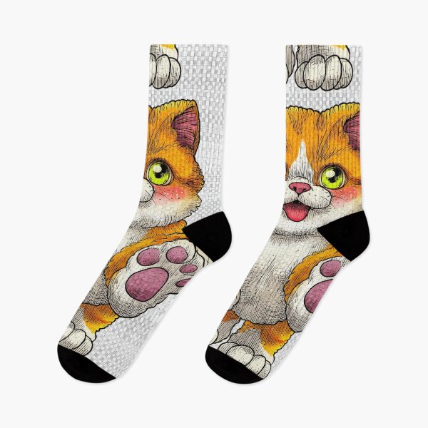 Item preview, Cute Cat Illustration designed and sold by Grafititee.