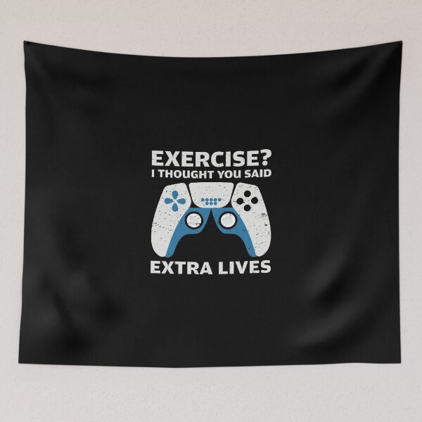 Item preview, Gaming Funny Exercise Thought You Said Extra Lives designed and sold by AhmedZouita.