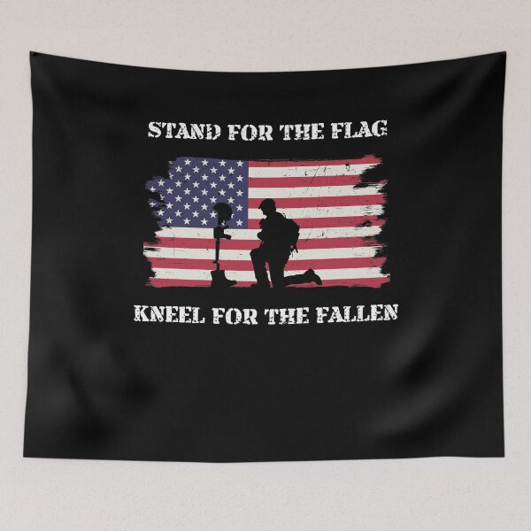 Item preview, Stand For The Flag Kneel For The Fallen designed and sold by LarkDesigns.