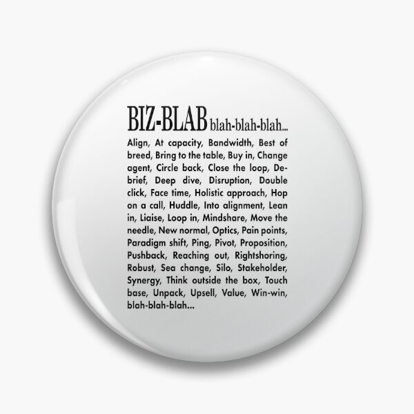 Item preview, Biz-Blab. Blah-Blah-Blah. designed and sold by UltraQuirky.