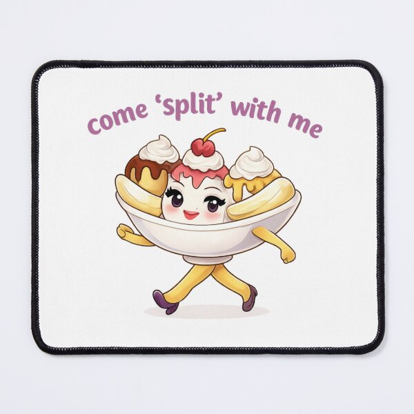 Item preview, Banana Split Love – Come 'Split' With Me designed and sold by Noodles Crazy Merch.