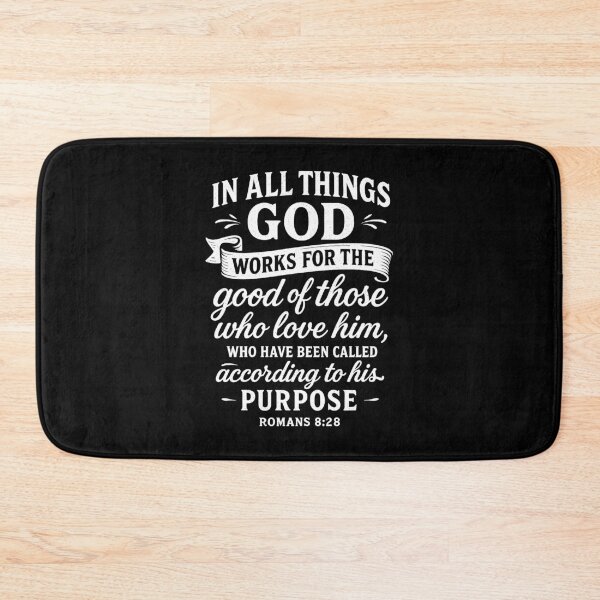 Item preview, Romans 8:28  In All Things God Works For The Good Of Those Who Love Him designed and sold by plushism.
