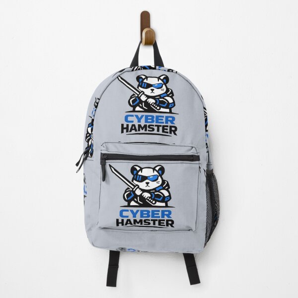 Item preview, Cyber Hamster Ninja Warrior With Sword Futuristic Tech Animal Mascot Illustration designed and sold by Motifai.