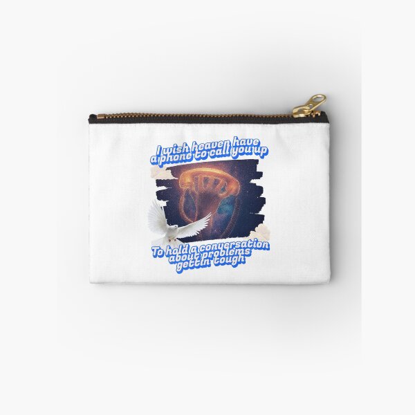 Item preview, I Wish Heaven Had a Phone – Grief Quote Typography with Dove Illustration designed and sold by crizzysketch.